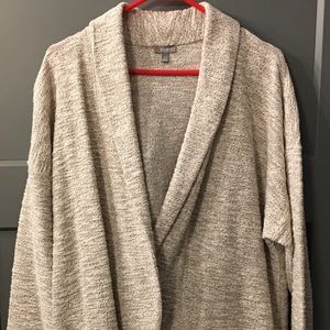 Talbots neutral, nubby knit sweater